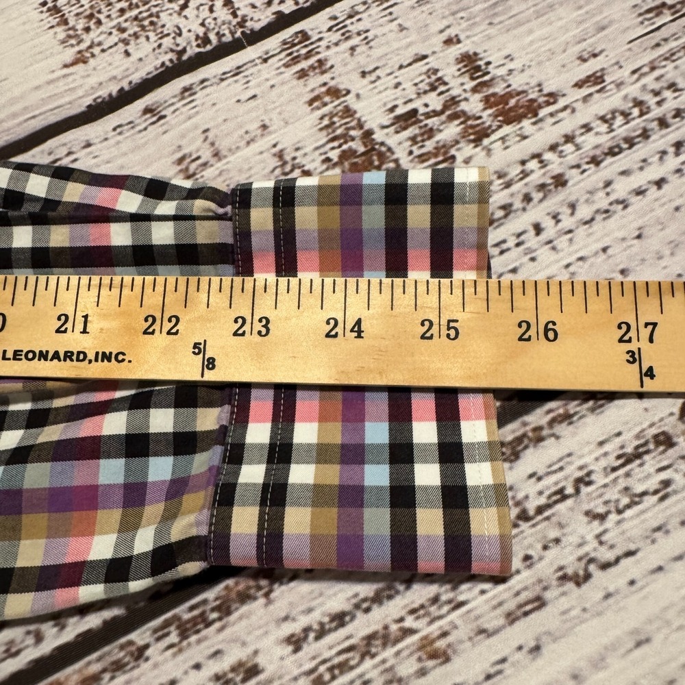 Peter Millar Polyester Button Down Shirt Multicol… - image 13